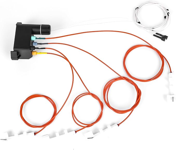 Uniflasy 66355 4-Outlet Grill Igniter Compatible with Weber Genesis II | Push-button kit for 410/210 models 2017+, fits E-410, SE-410, LX410 & E-210