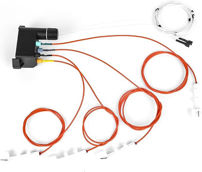 Uniflasy 66355 4-Outlet Grill Igniter Compatible with Weber Genesis II | Push-button kit for 410/210 models 2017+, fits E-410, SE-410, LX410 & E-210