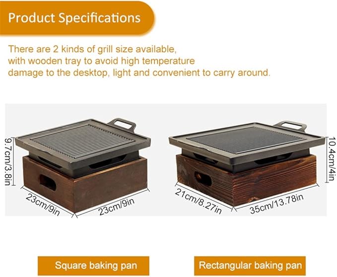 Portable Charcoal Grill for Camping BBQ Grills Outdoor Barbecue Grill, Non-Stick Charcoal BBQ Oven with Temperature Control, Easy Clean Cooking Tools,A-1