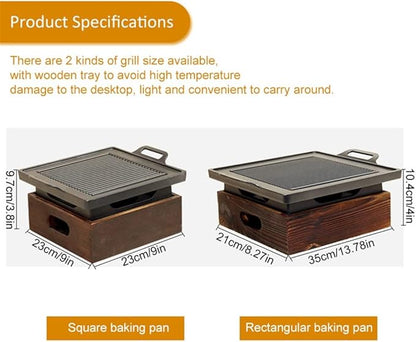 Portable Charcoal Grill for Camping BBQ Grills Outdoor Barbecue Grill, Non-Stick Charcoal BBQ Oven with Temperature Control, Easy Clean Cooking Tools,A-1