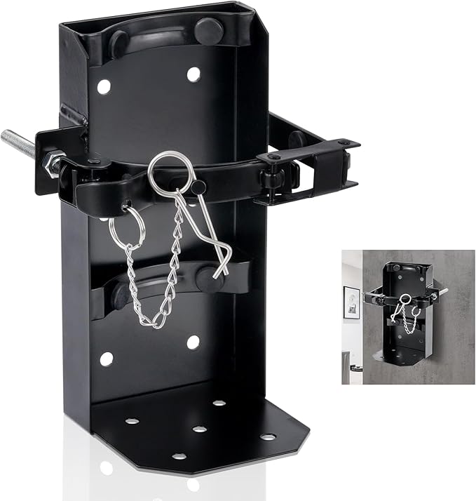 𝙐𝙥𝙜𝙧𝙖𝙙𝙚 10 LB Heavy Duty Fire Extinguisher Bracket, Fire Extinguisher Mount St12 Steel, Fit 10 Lb Dry/5 Lb Co2 Extinguisher for School Vehicle Boat Truck Replace amerex 809, 3-Yr Service