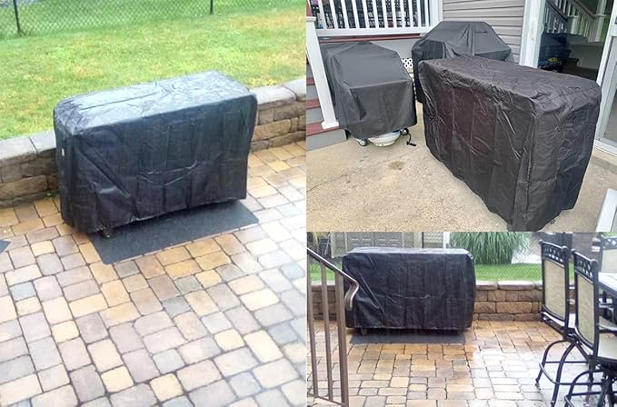 Outdoor Prep Table Cover Compatible with 35in/55in Keter Unity XL Portable Outdoor Table/Storage Cabinet Cover Waterproof Grill Accessories Covers for Patio Kitchen Island Bar Cart