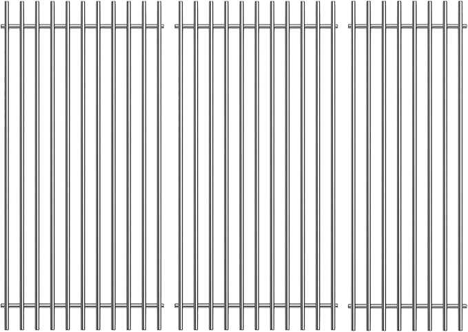 17" Grill Grate for Charbroil Performance 5 Burner 463448021 463449021 463450022 463451022 463455021 , Stainless Steel Cooking Grate for Charbroil Grill Replacement Parts G426-0004-W1 G426-0005-W1