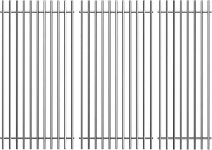 17" Grill Grate for Charbroil Performance 5 Burner 463448021 463449021 463450022 463451022 463455021 , Stainless Steel Cooking Grate for Charbroil Grill Replacement Parts G426-0004-W1 G426-0005-W1