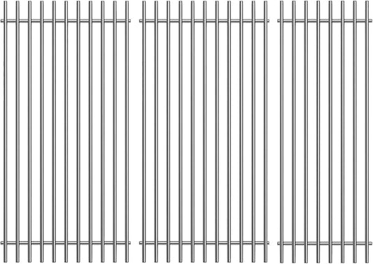 17" Grill Grate for Charbroil Performance 5 Burner 463448021 463449021 463450022 463451022 463455021 , Stainless Steel Cooking Grate for Charbroil Grill Replacement Parts G426-0004-W1 G426-0005-W1