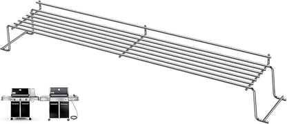 65054 Warming Rack for Weber Genesis 300 SER E310 E330 S330 EP330 ESP310 ESP320 Top Rack for Webber Genesis Accessories Upper Rack for Weber Genesis Grill Parts Replacement 62749 81323,Stainless Steel
