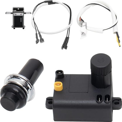 7642 Igniter Kit Replacement for Weber Ignition 69850 Weber Spirit Parts for Weber Spirit 210 & 310 SER, Spirit E310, E315,E210, E215, S210, S315 w/ Up Front Control Panels SP310, SX315 SMART Grills