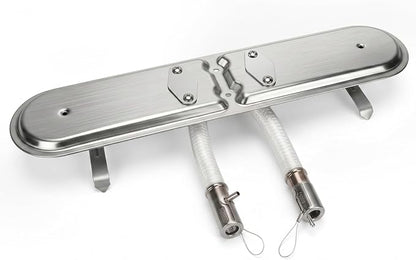 19 Inch Universal Gas Grill Burners, Stainless Steel Bar Burner, Grill Replacement Parts for Charbroil, Charmglow, Grill Master and Broil King Gas Grills