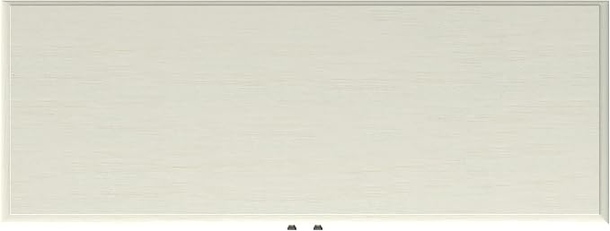 SIMPLIHOME Connaught 46" Wide Solid Wood Low Cabinet in Antique White | Traditional low console cabinet with glass doors and storage shelves for the living room, entryway or dining room.