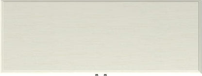 SIMPLIHOME Connaught 46" Wide Solid Wood Low Cabinet in Antique White | Traditional low console cabinet with glass doors and storage shelves for the living room, entryway or dining room.
