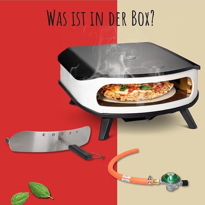 Cozze® 17 Inch Gas Pizza Oven with Rotating Pizza Stone