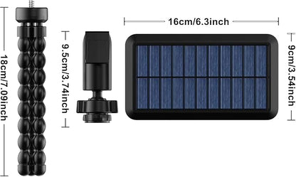 Grill Light, BBQ Accessories for Outdoor with Octopus Stand, 3 Modes, USB & Solar Powered, Mens Stocking Stuffers Grilling Gifts, 360 Degree Flexible Neck, IP65 Waterproof LED Light