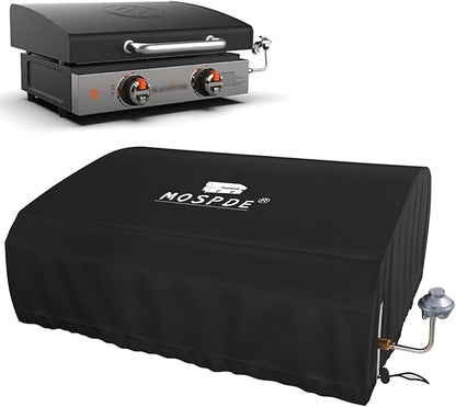 22 Inch Griddle Cover for Blackstone 1813 22 inch Grill Tabletop Griddle with Hood Lid, Fits Blackstone 22" Grill Griddle with Grill Cover 600D Heavy Duty Water-Resistant