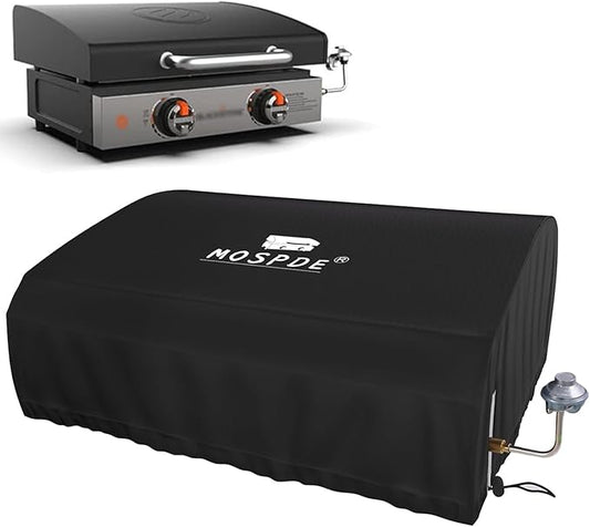 22 Inch Griddle Cover for Blackstone 1813 22 inch Grill Tabletop Griddle with Hood Lid, Fits Blackstone 22" Grill Griddle with Grill Cover 600D Heavy Duty Water-Resistant