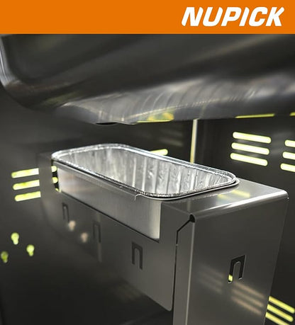 NUPICK 35 Pack Drip Pan Compatible for Weber SmokeFire EX4 / EX6 / EPX6, Genesis II 400/600, Summit 400/600 Series Grills, Fit for Weber 36” & 28” Griddle, 11.4" x 2.9" x 4.75"