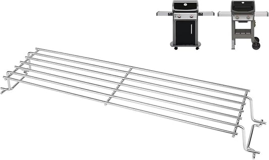 QuliMetal Stainless Steel Warming Rack for Weber Spirit 200 & Spirit II 200 Series, Compatible with E/S-210, E/S-220 (2013-2017) & GS4 Spirit II Models, Replaces Weber 67026