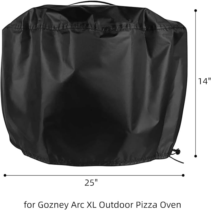 Pizza Oven Cover for Gozney Arc XL Outdoor Oven,Tabletop Outdoor Grill | 25 Dia x 14 H,Waterproof Dustproof Heavy Duty Oxford Fabric,for Gozney Arc XL Outdoor Oven,Tabletop Outdoor Grill