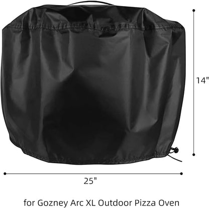 Pizza Oven Cover for Gozney Arc XL Outdoor Oven,Tabletop Outdoor Grill | 25 Dia x 14 H,Waterproof Dustproof Heavy Duty Oxford Fabric,for Gozney Arc XL Outdoor Oven,Tabletop Outdoor Grill