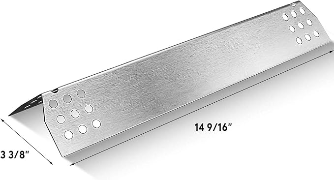 Uniflasy Replacement Parts Kit for Nexgrill 720-0830H, 720-0830D, 720-0783E – Stainless Steel Burner, Heat Plate, Igniter Set – Compatible with Kenmore, Members Mark, BHG, and More