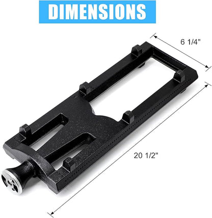 Grill Burner Replacement for DCS 36-Inch & 48-Inch Built-in Gas Grills, DCS Burner Replacement, Grill Parts Replacement for DCS 36" 48" BBQ Grills, 20 1/2" Cast Iron Burner for DCS BBQ
