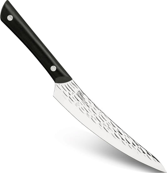 Kai PRO 6.5" Boning & Fillet Knife | Hand Sharpened Curved Boning Knife, Japanese AUS6M Stainless Steel Blade, Full-Tang POM Handle