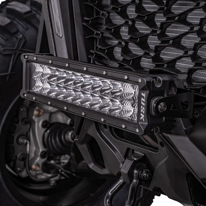 Tusk LED Light Bar Brackets 12" Grill Mount Compatible with Can-Am Maverick R X RS 2024