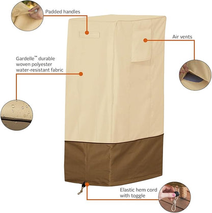 Classic Accessories Veranda Water-Resistant 33 Inch Square Smoker Grill Cover