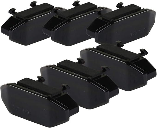 Carpartsinnovate Fits 2015-2017 Black Smoke LED Bumper Grille Marker Lights Lamps 6PC