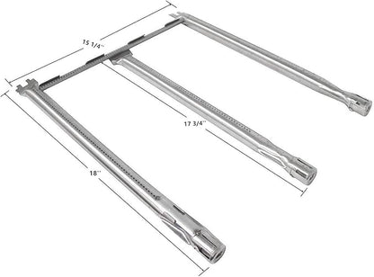 Hongso Spirit E-310 Grill Parts for Weber Spirit I & II 300 Series E310 S310 E320 S320 E330 S330 Gas Grill With Front Control, 7636 Flavorizer Bars 15.3", 7638 Grill Grates 17.5", 69787 Burners 18"