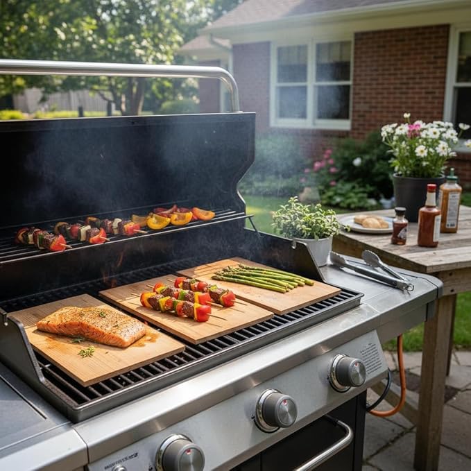 Bigger 13 PK, Cedar Planks for Grilling Salmon,11"x 5.5" Better Smoking, Add Smoky Flavor to Salmon, Veggies, Restaurant Quantity