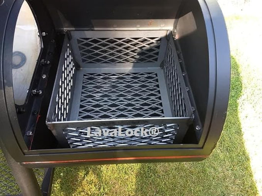 Total Control Offset Smoker Mod Kit for Oklahoma Joe's, and Most Other Offset Smokers Includes Gaskets, Lid Latches and Charcoal Basket (for Oklahoma Joe's Longhorn)