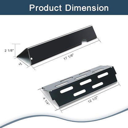 Flavorizer Bars and Heat Deflectors for Weber Genesis II E-410, S-410, LX E-440, S-440 (Porcelain Steel, 66030 * 7+ES/410 * 4)