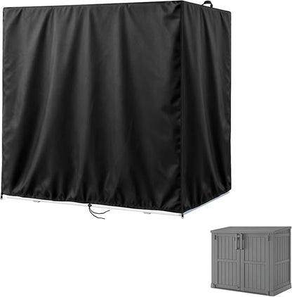 Kasla Outdoor Storage Cabinet Cover, 54"L×33"W×45"H | Heavy-Duty and Waterproof, Fits Storage Shelf, Storage Shed, Deck Box for Kitchen Patio Garden Organization and Storage