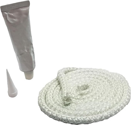 3/8" x 8' Rope Gasket Replacement Kit for Pellet, Wood, Gas Fireplaces & Stoves - Harman, QuadraFire, Whitfield, Heatilator, Travis Industries, Ravelli, EcoTeck, Glow Boy, PelPro