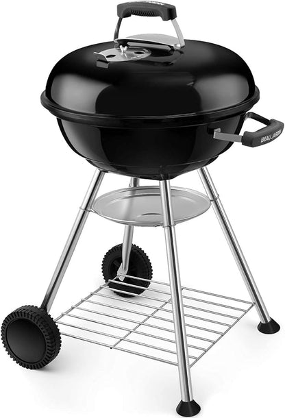 18 Inch Charcoal Grill+ BBQ Charcoal Chimney Starter 11"X7" Heavy Duty for Charcoal Grills