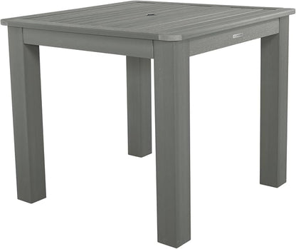 highwood 5 Piece Hamilton Square Counter Height Dining Set, Coastal Teak
