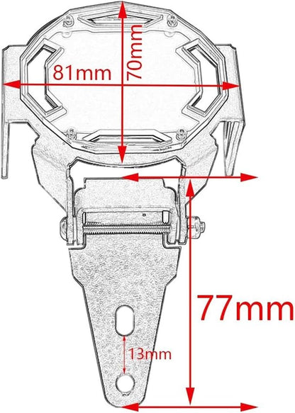 Headlight Protector Grille for F 850 GS F850GS for Adventure F800GS 800 ADV F800 F850 Flipable Fog Lights Protector Lamps Grille Protection Cover Headlamp Grill Guard(Red)