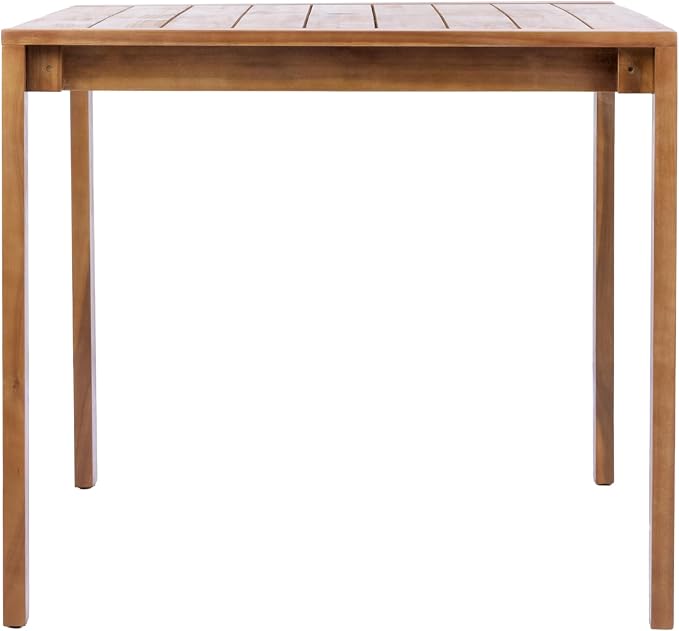 Christopher Knight Home Balew Patio Acacia Wood Dining Table, Indoor and Outdoor Dining Room Table for 6-8 Persons, Rectangular Dining Table for Backyard/Garden, Teak