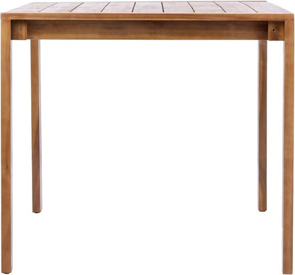 Christopher Knight Home Balew Patio Acacia Wood Dining Table, Indoor and Outdoor Dining Room Table for 6-8 Persons, Rectangular Dining Table for Backyard/Garden, Teak