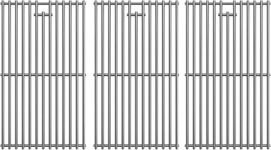 SafBbcue 97888 Grill Grates for Monument Grill 24633 13892 17842 24367 35633 41847NG Grill Replacement Parts, Stainless Steel Cooking Grids for Monument 35633R 35633B D405 D425 4-Burner Accessories