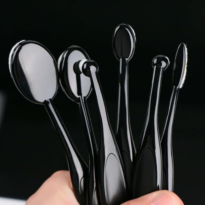 UNIMEIX 6 Pack Blending Brush for Card Making Crafting Ink Blender Brushes Set Tool Paper Background Brush Drawing