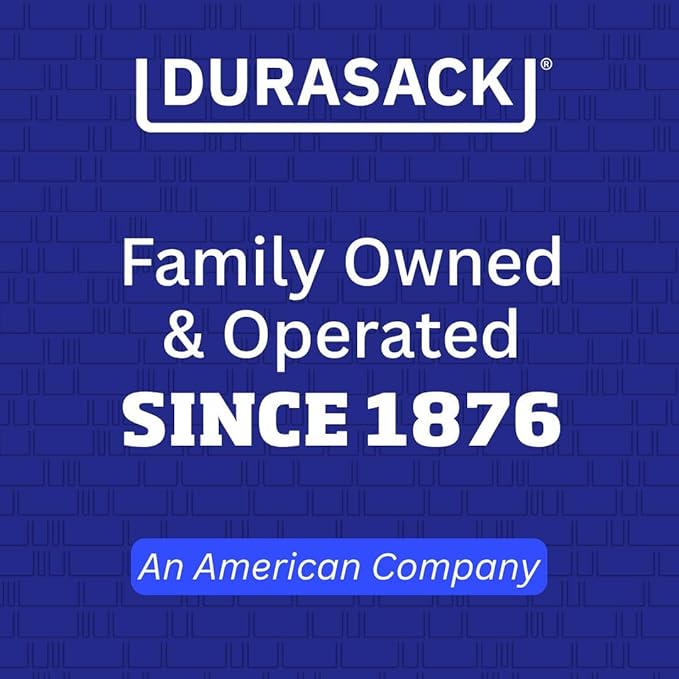 DURASACK 22-Gallon Zipper Top Heavy Duty Storage Tote Bags, Single, Gray | Rugged Woven Polypropylene Moving Bag, Reusable Self-Standing Design, Holds up to 500 Pounds