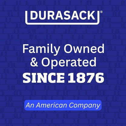 DURASACK 22-Gallon Zipper Top Heavy Duty Storage Tote Bags, Single, Gray | Rugged Woven Polypropylene Moving Bag, Reusable Self-Standing Design, Holds up to 500 Pounds