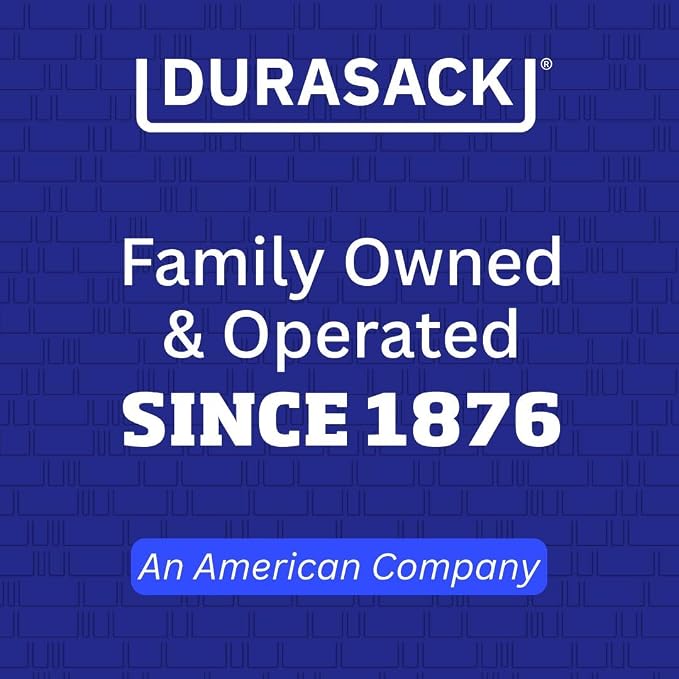 DURASACK 22-Gallon Zipper Top Heavy Duty Storage Tote Bags, Single, Red | Rugged Woven Polypropylene Moving Bag, Reusable Self-Standing Design, Holds up to 500 Pounds