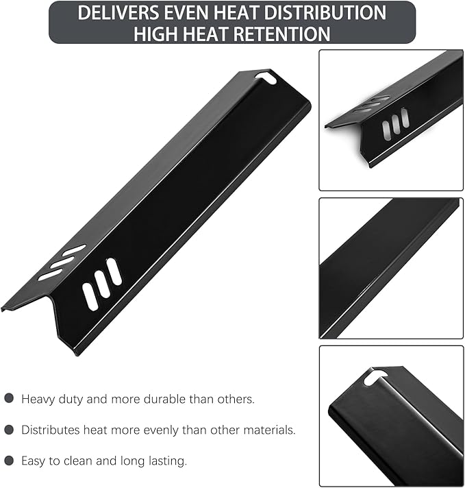 GR2205723-OG-00 Heat Plates 6 Burner Grill Replacement Parts for Outdoor Gourmet 162193 GR2323101-OG-00 GR2205720-OG-00 FSOGBG1107 FSOGBG1108 GR2205501-OG-00 GR2205520-OG-00 Rankam GR2205720-OG-00