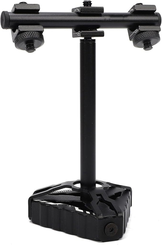 RiToEasysports Camping Light Stand Aluminum Alloy Portable Camping Lamp Holder Triangular Base Stable Setup for Tent Backyard BBQ Picnic Hiking