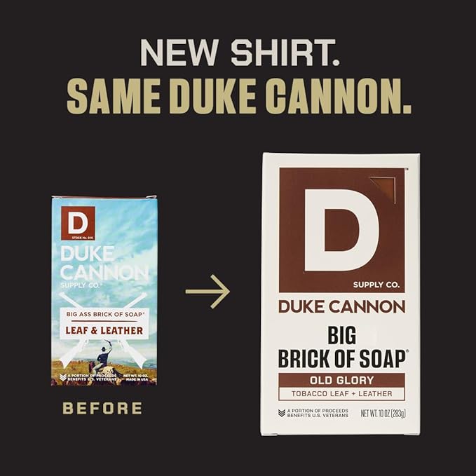 Duke Cannon Supply Co. Big Brick of Soap Bar - Frontier 30, Variety-Pack - Extra Large, Masculine Scents, 10 oz (Pack of 3)