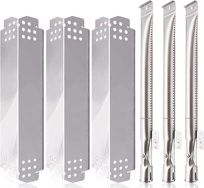 Grill Replacement Parts for Nexgrill 720-0925S, 720-0894F, Nexgrill 2 Burner 720-0864M, 720-0864, 720-0864R and BBQ PRO, Backyard Grill, Expert, Kenmore Grill Parts. Grill Heat Plates, Burner Tubes.