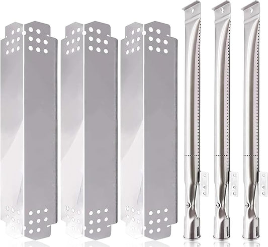 Grill Replacement Parts for Nexgrill 720-0925S, 720-0894F, Nexgrill 2 Burner 720-0864M, 720-0864, 720-0864R and BBQ PRO, Backyard Grill, Expert, Kenmore Grill Parts. Grill Heat Plates, Burner Tubes.