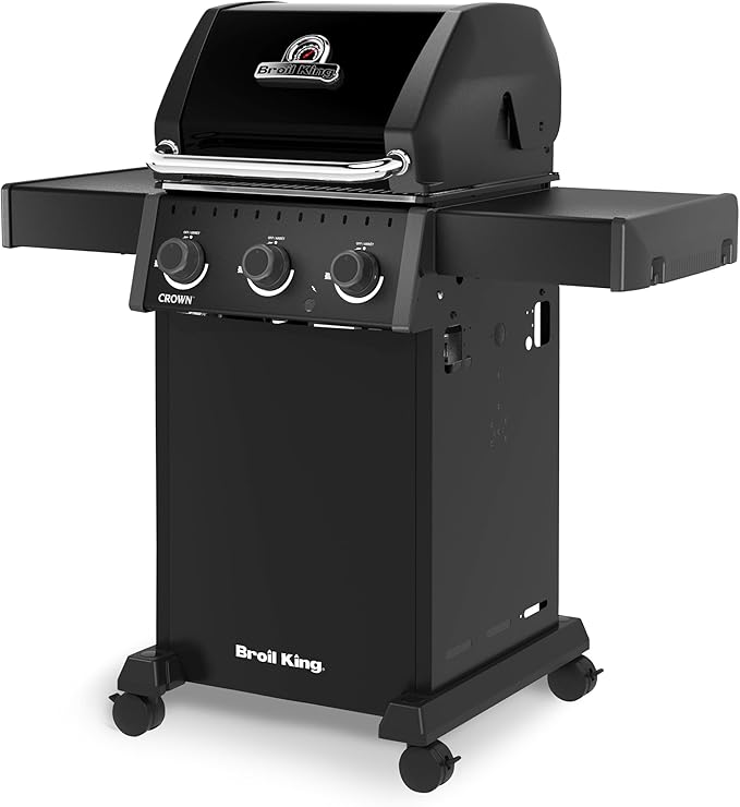 Broil King 864054 Crown 310, Liquid Propane (LP), Black